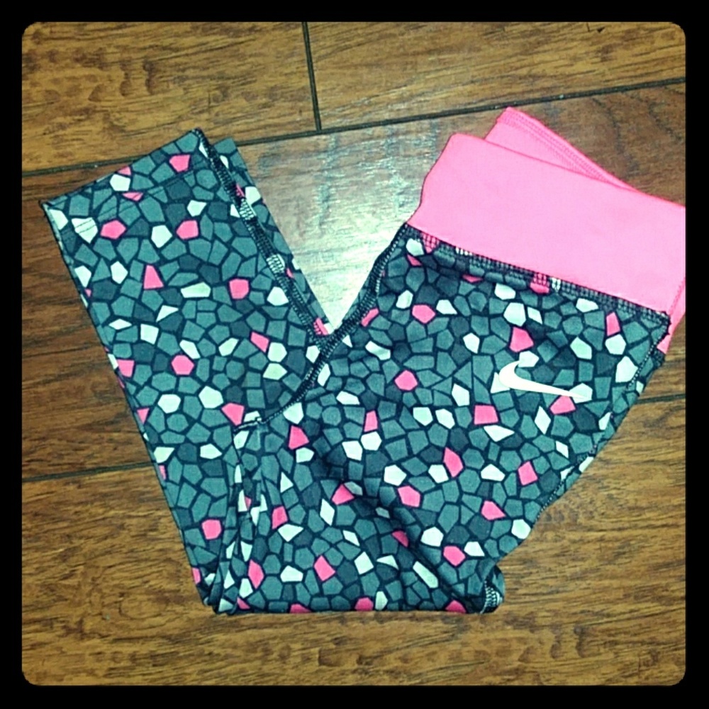 Lil Miss Todler pink Nike dry fit pants